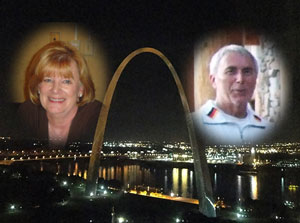 St. Louis Arch with Gayle and Mark Gerlich