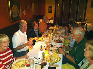 Photo of dinner at Locano's Restaurant